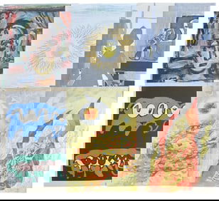 6pc Various Artists for Verve Magazine Lithographs