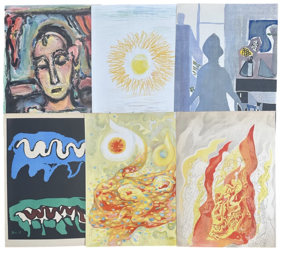 6pc Various Artists for Verve Magazine Lithographs (1 of 20)