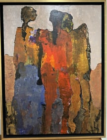 Goli Mahallati "Scent of Rain" Original on Canvas