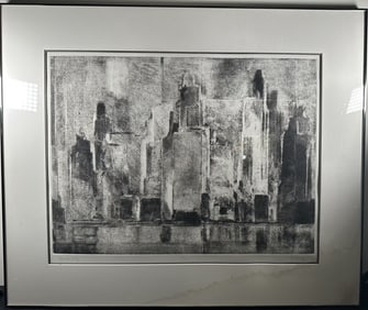 Peter Freeth Aquatint "Unreal City"