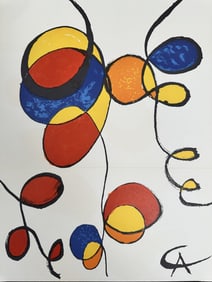 Alexander Calder "Spirales" Lithograph