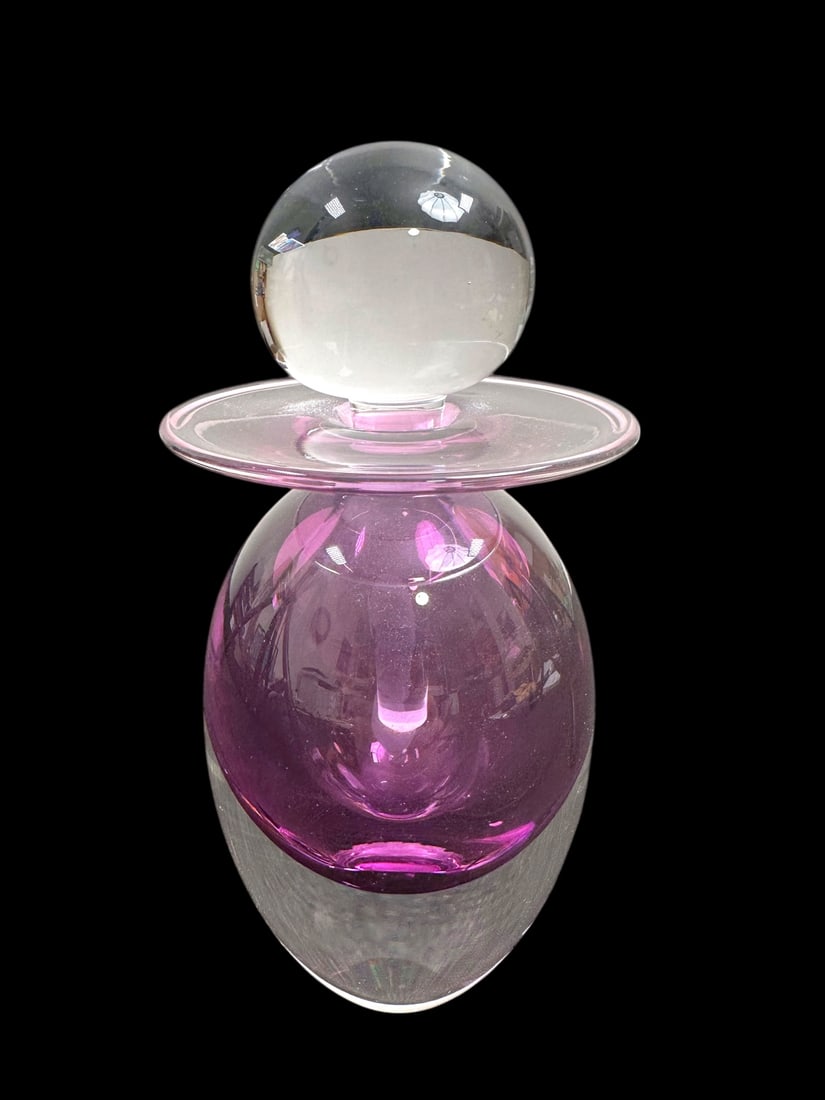 M. Trimpol Art Glass Perfume Bottle (1 of 7)