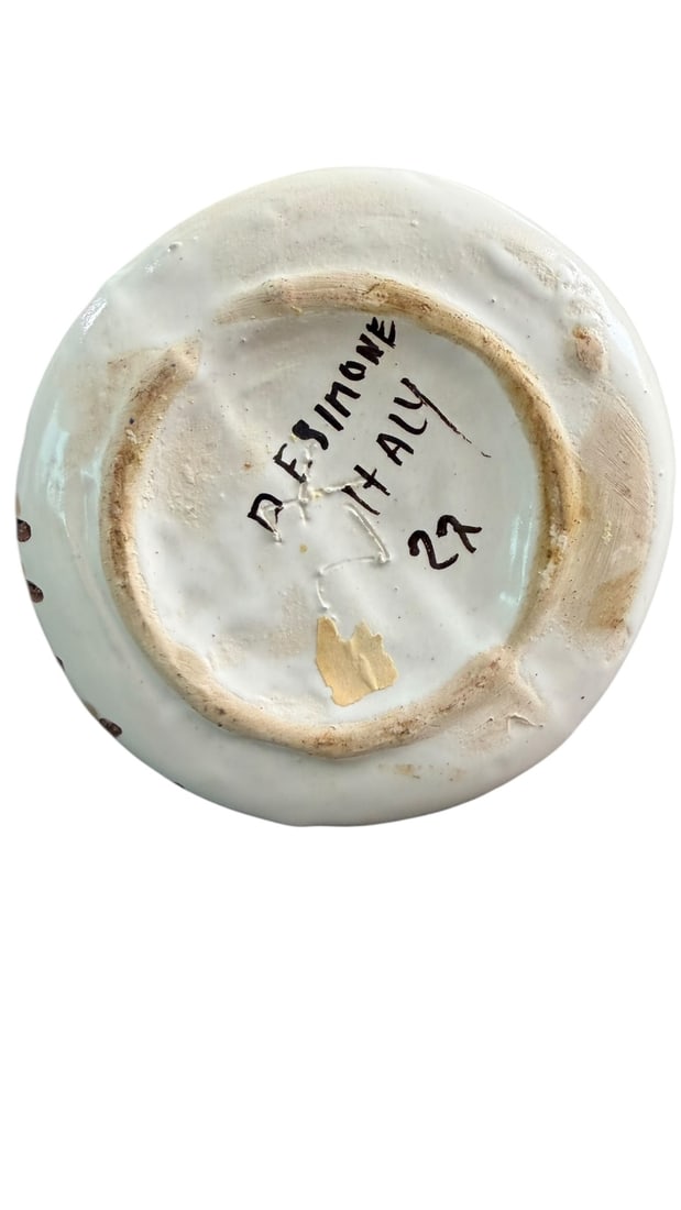 Giovanni De Simone Italian Hand Painted Ceramic - 10