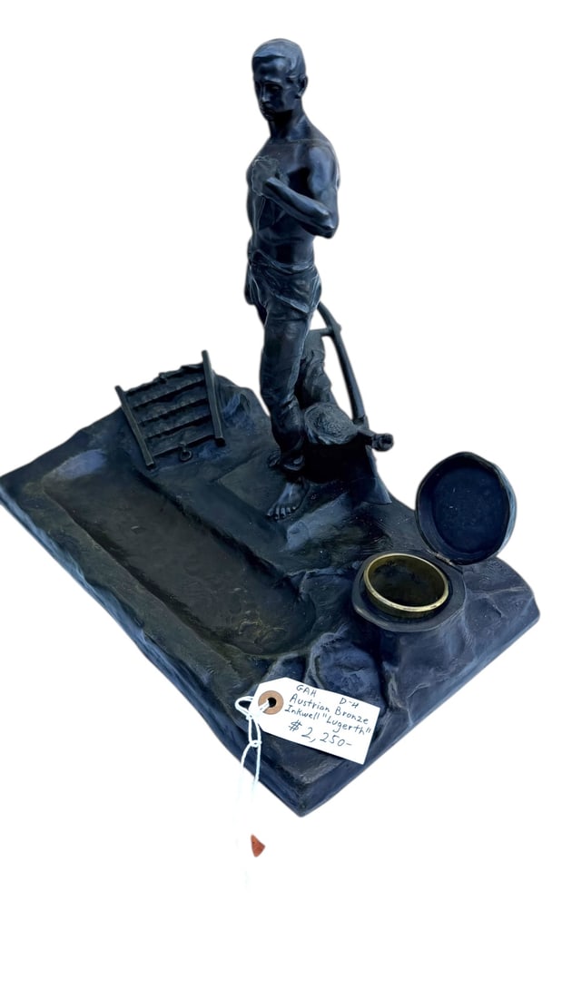 Ferdinand Lugerth (Austrian 1885-1915) Bronze Ink (1 of 15)