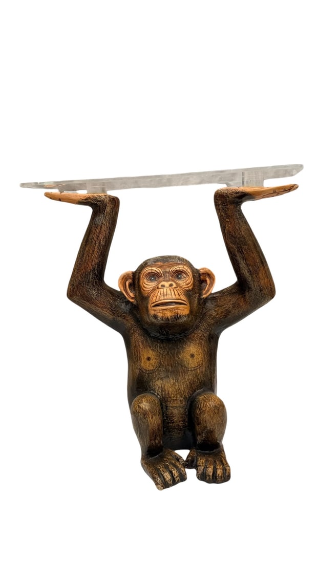 Antq Sergio Bustamante 67/100 Monkey Table Large (1 of 12)