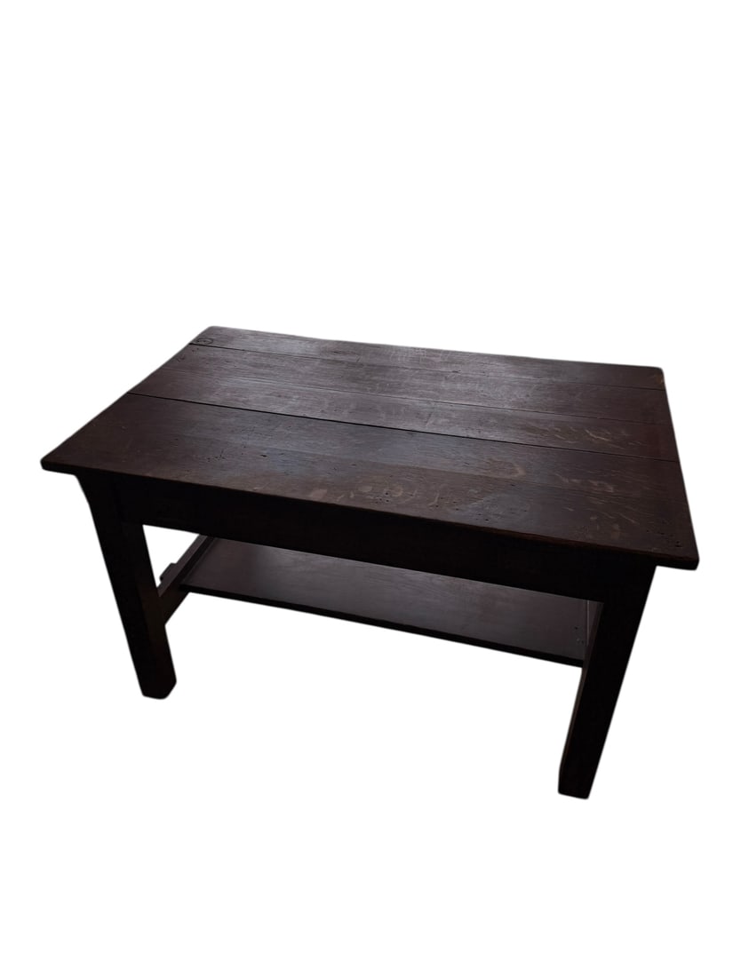 Arts & Crafts Mission Oak Desk 2 Drawer (1 of 9)