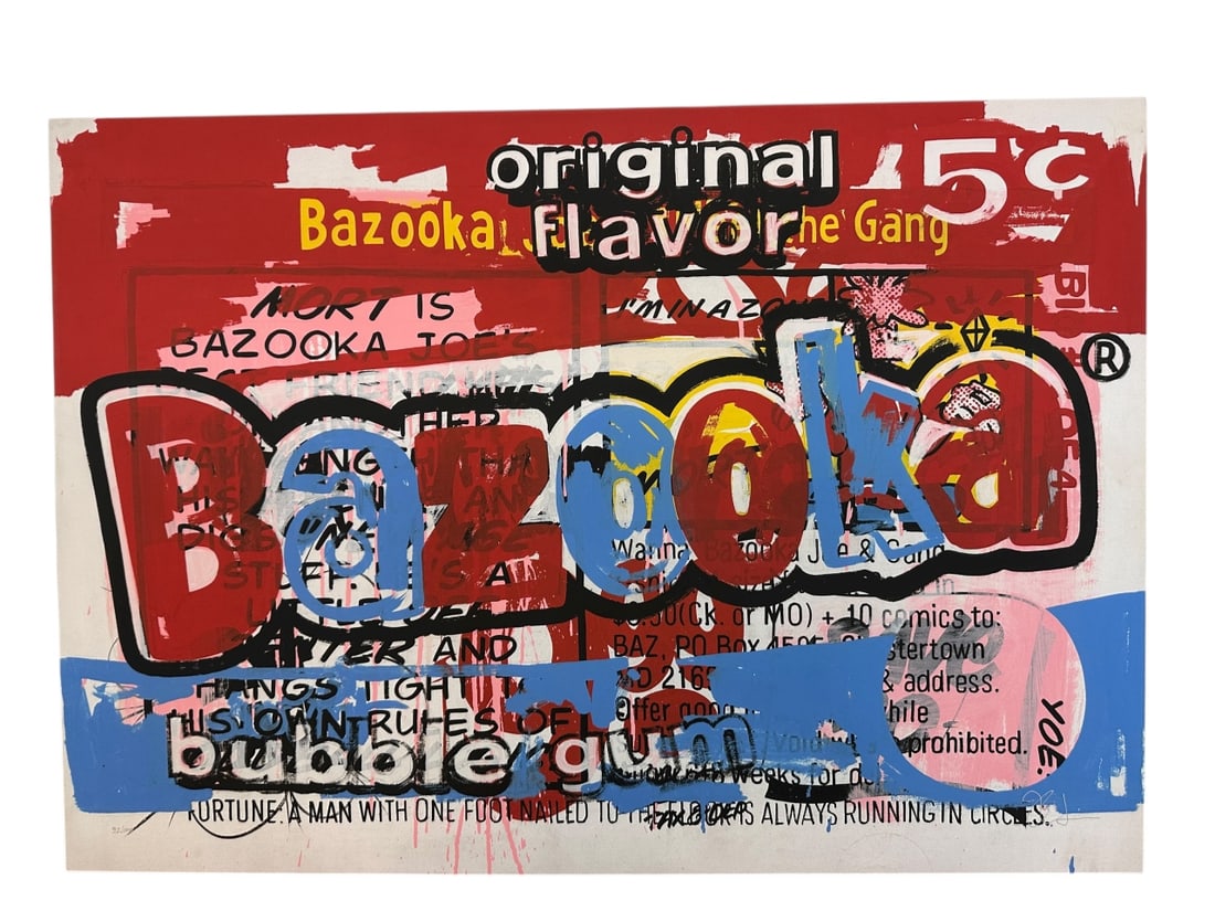 2pc Bazooka & Cracker Jack Prints on Canvas - 2