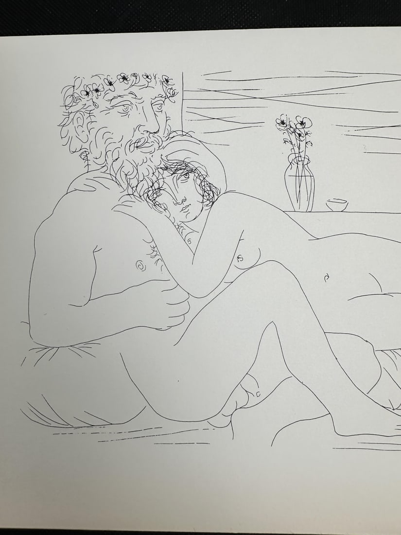 Pablo Picasso "Suite Vollard" Litho COA Signed - 4