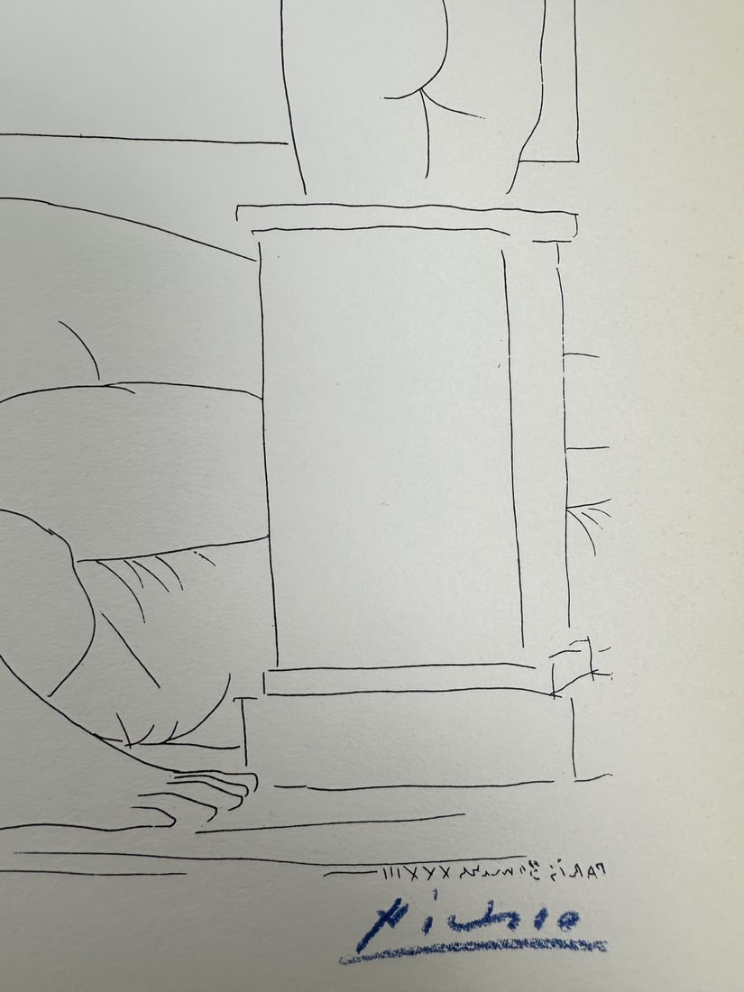 Pablo Picasso "Suite Vollard" Litho COA Signed - 5