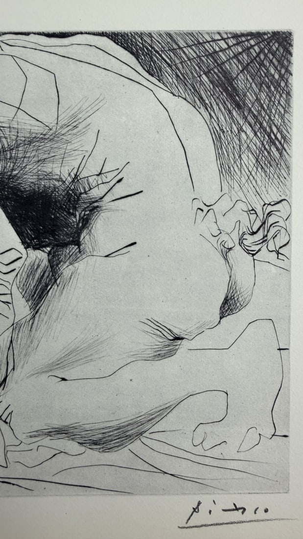 Pablo Picasso "Minotaure Caressing une Dormeuse" - 3