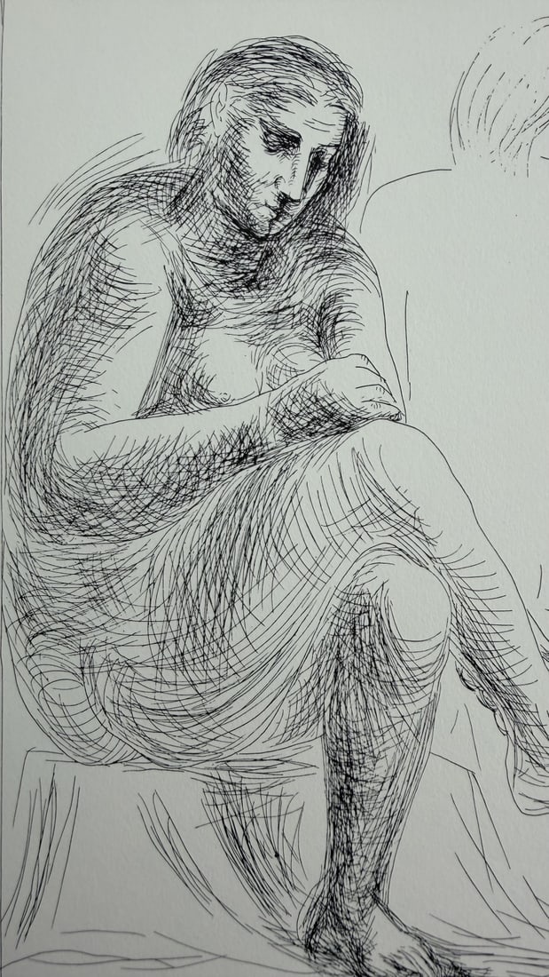 Pablo Picasso "At The Bath" Litho COA - 3