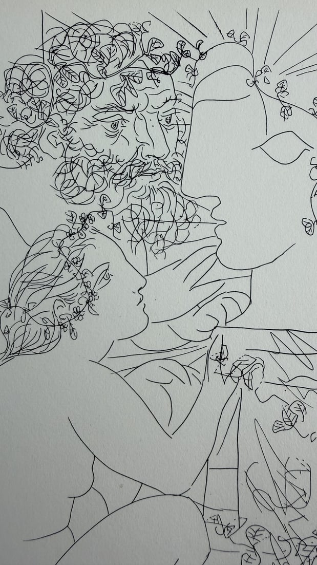 Pablo Picasso "Sculptor and Model" Lithograph COA - 4