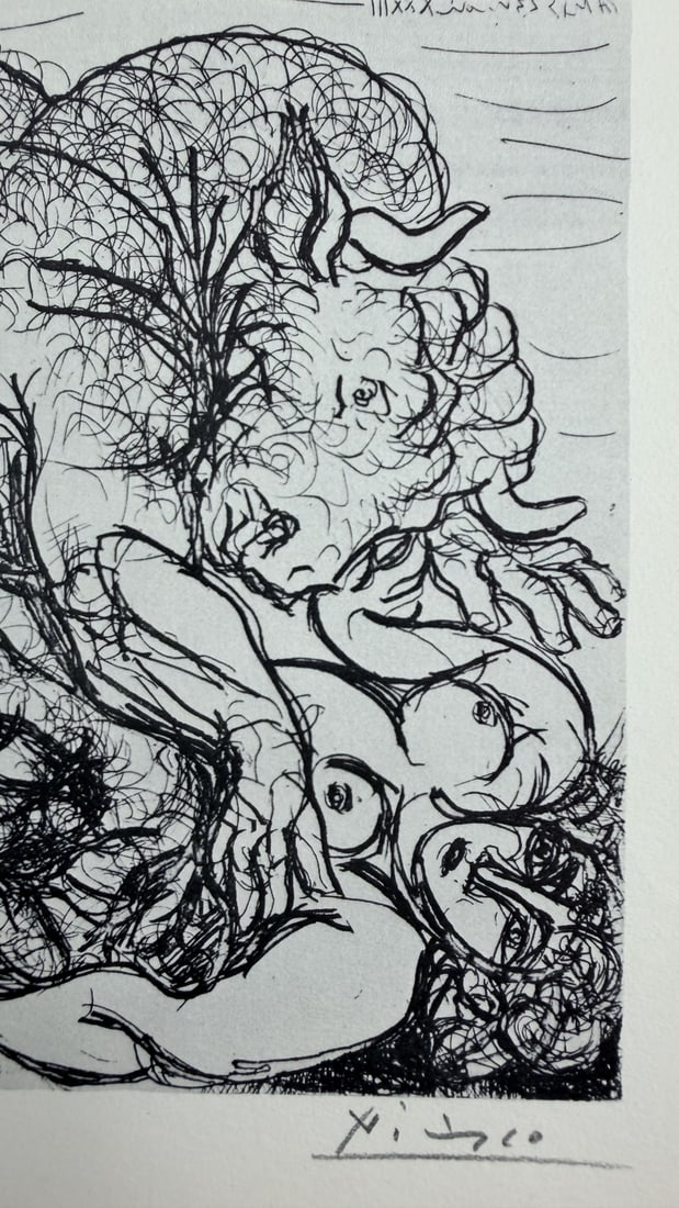 Pablo Picasso "Minotaur Attacking an Amazon" Litho - 3
