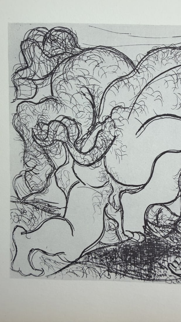 Pablo Picasso "Minotaur Attacking an Amazon" Litho - 4