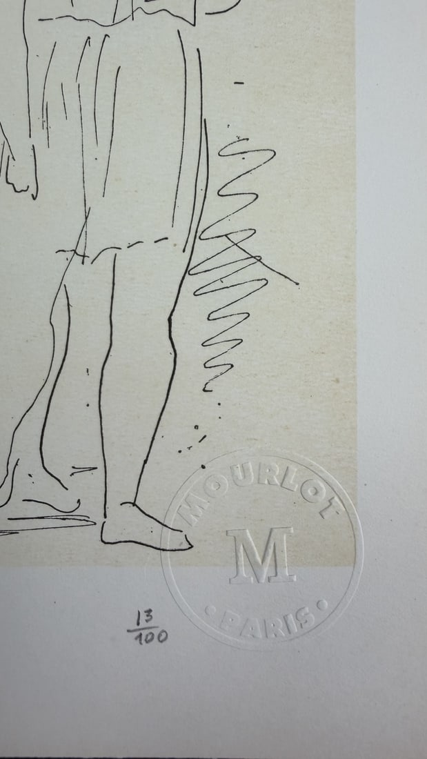 Pablo Picasso "Grace and Movement" Litho COA - 2