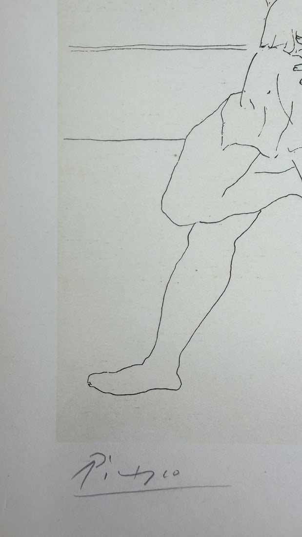 Pablo Picasso "Danseur et Danseuse" Litho COA - 3