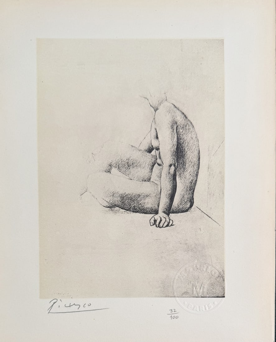 Pablo Picasso Original Lithograph Unknown Title