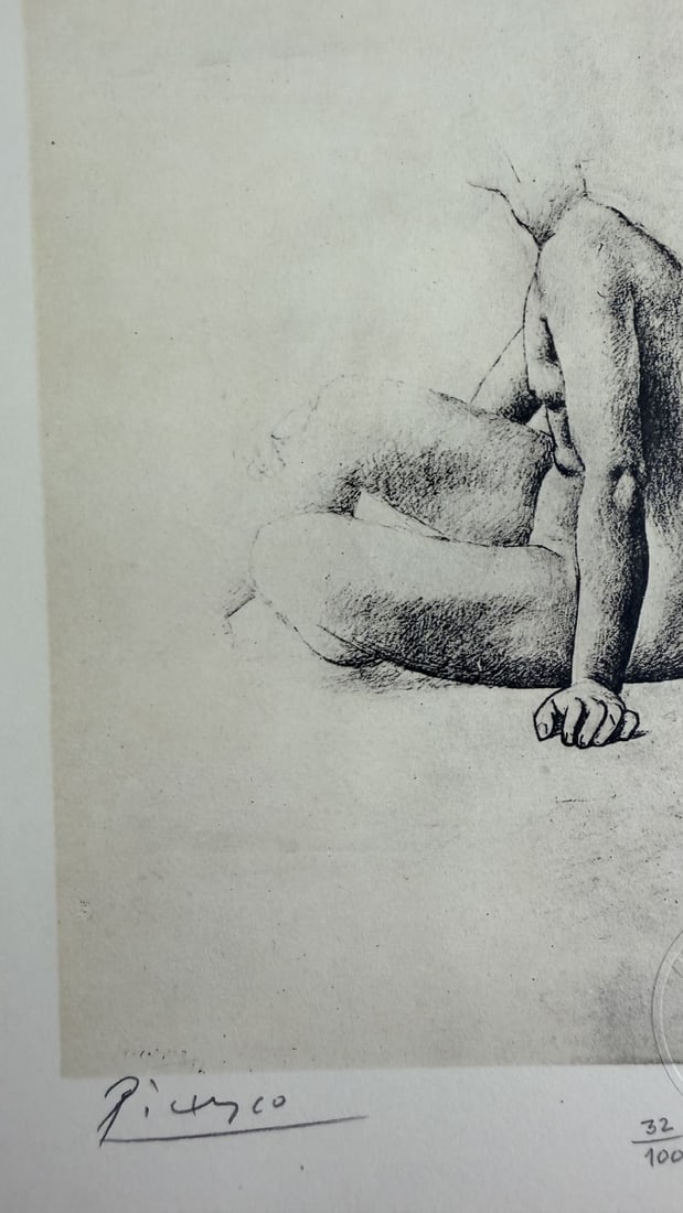 Pablo Picasso Original Lithograph Unknown Title - 3