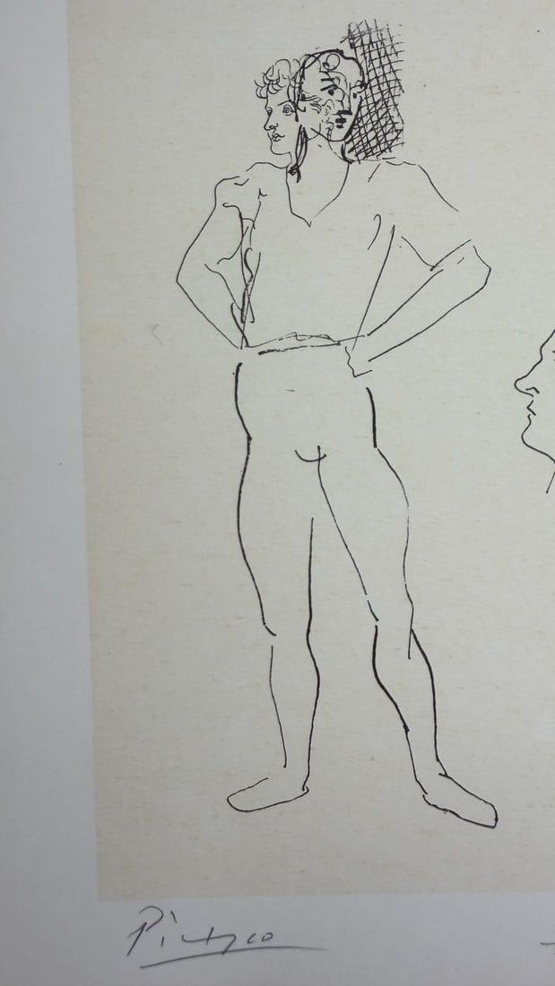 Pablo Picasso Original Lithograph, Unknown Title - 3