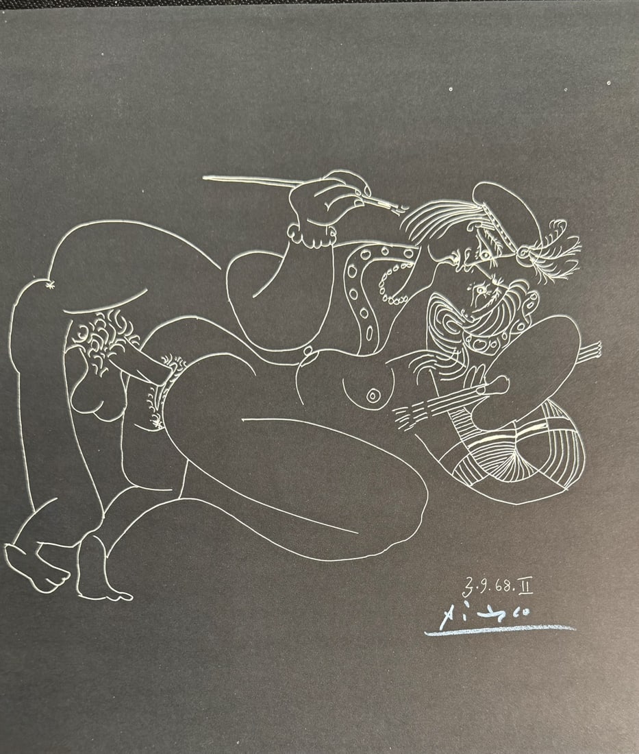 10pc Pablo Picasso Lithographs "Erotic Gravures" - 11