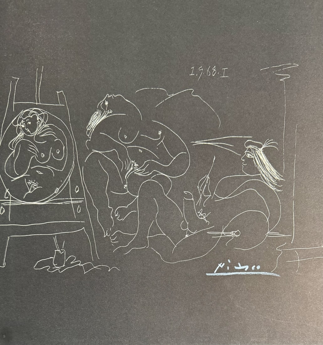 10pc Pablo Picasso Lithographs "Erotic Gravures" - 12