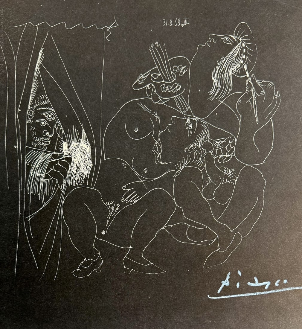 10pc Pablo Picasso Lithographs "Erotic Gravures" - 2