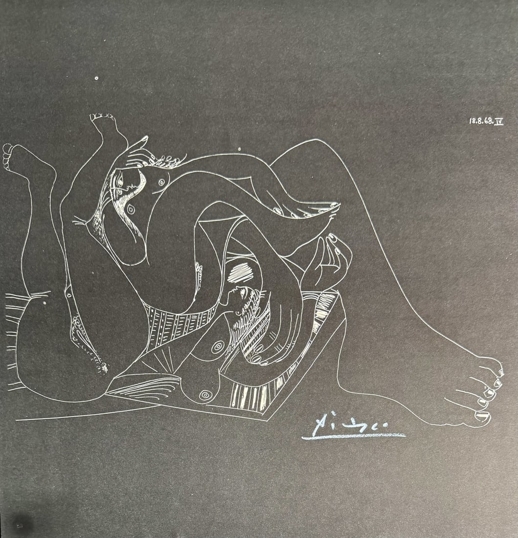 10pc Pablo Picasso Lithographs "Erotic Gravures" - 9