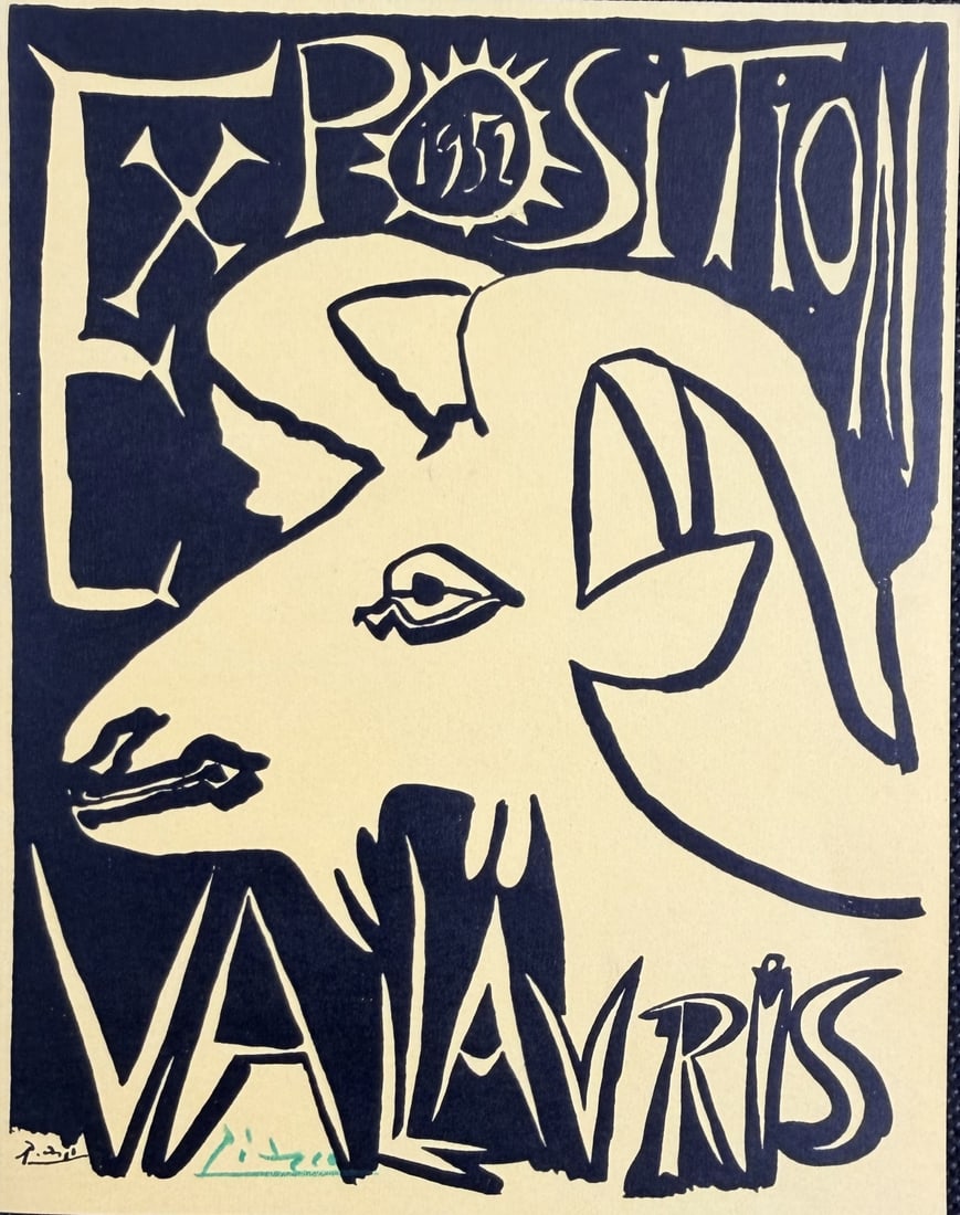 Pablo Picasso "Exposition Vallauris 52" Lithograph - 2