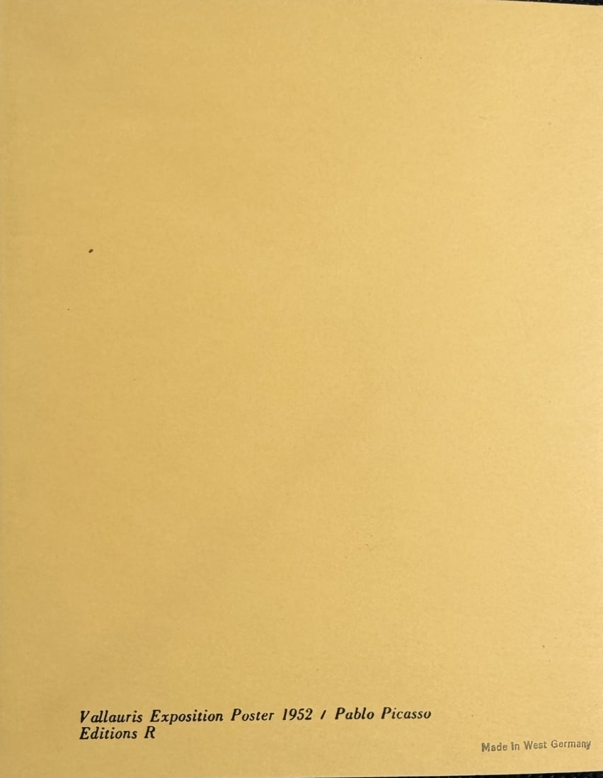 Pablo Picasso "Exposition Vallauris 52" Lithograph - 4