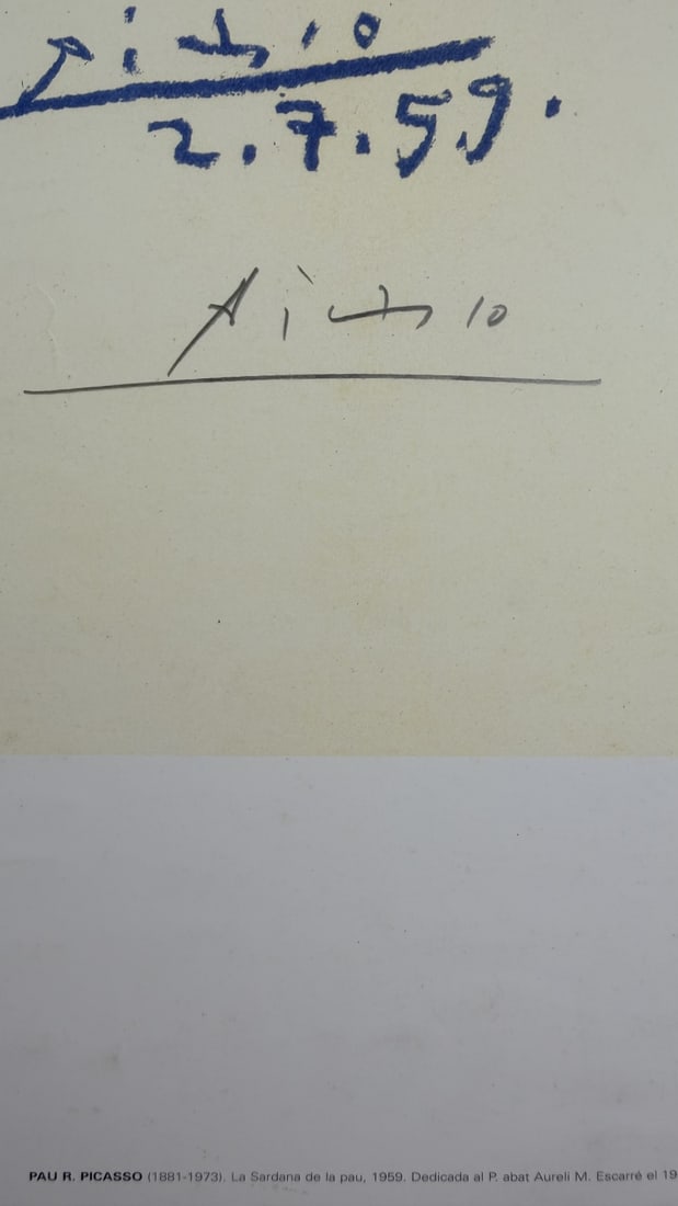 Pablo Picasso Personalized Art Print - 9