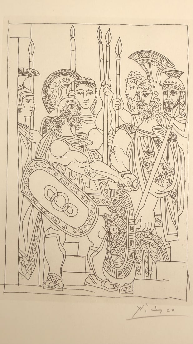 7pc Pablo Picasso Etchings "Lysistrata by - 11