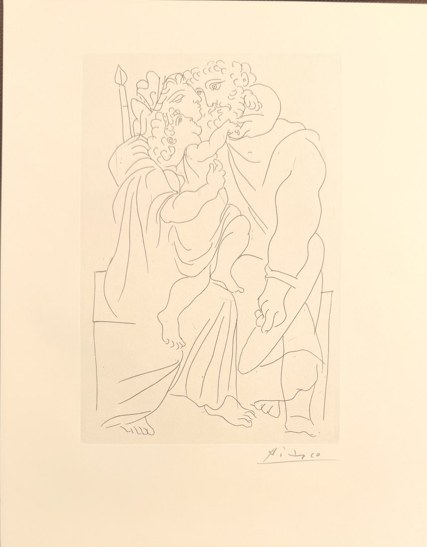 7pc Pablo Picasso Etchings "Lysistrata by - 4