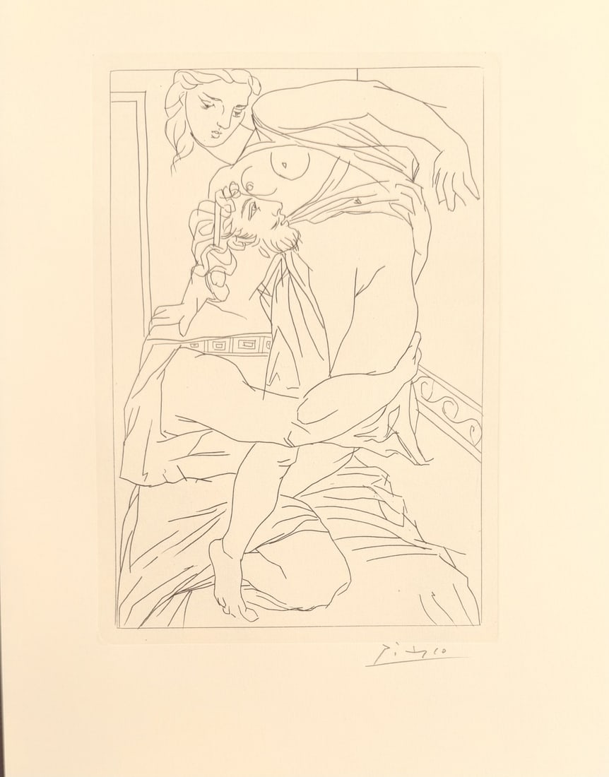 7pc Pablo Picasso Etchings "Lysistrata by - 6