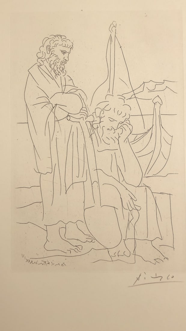 7pc Pablo Picasso Etchings "Lysistrata by - 9