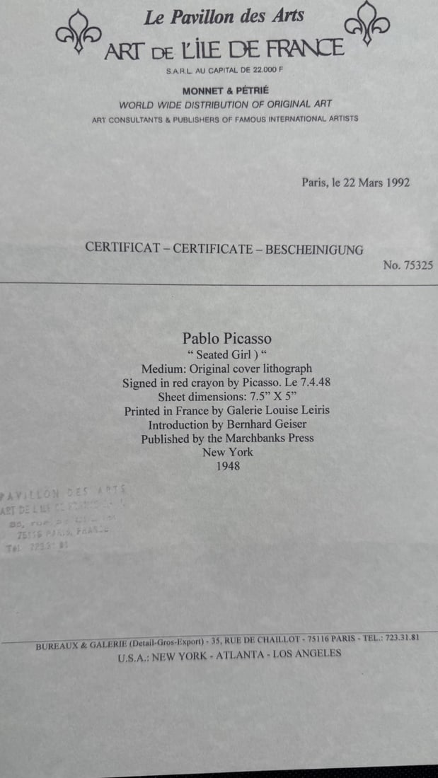 Pablo Picasso Book 67 Plates Lithos from 1945-1948 - 2