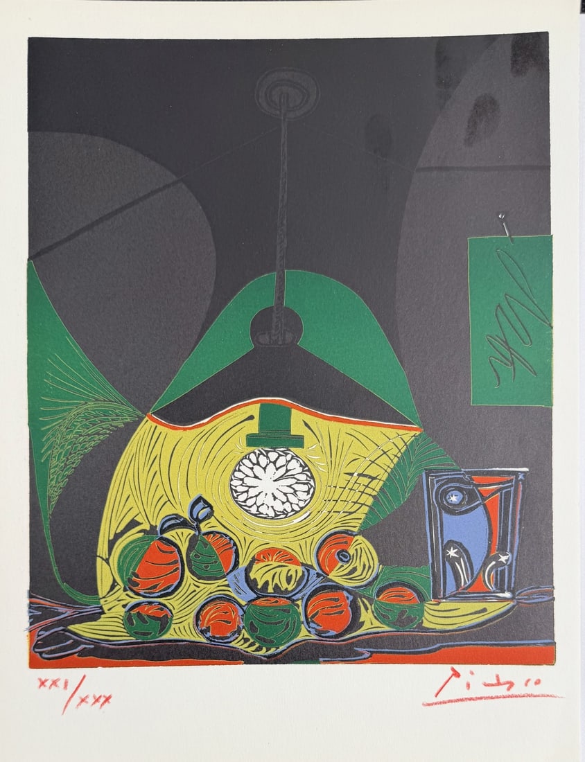 2pc Pablo Picasso Original Linocuts - 7