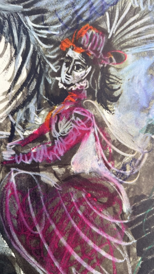 4pc Pablo Picasso Original Color Lithographs - 14