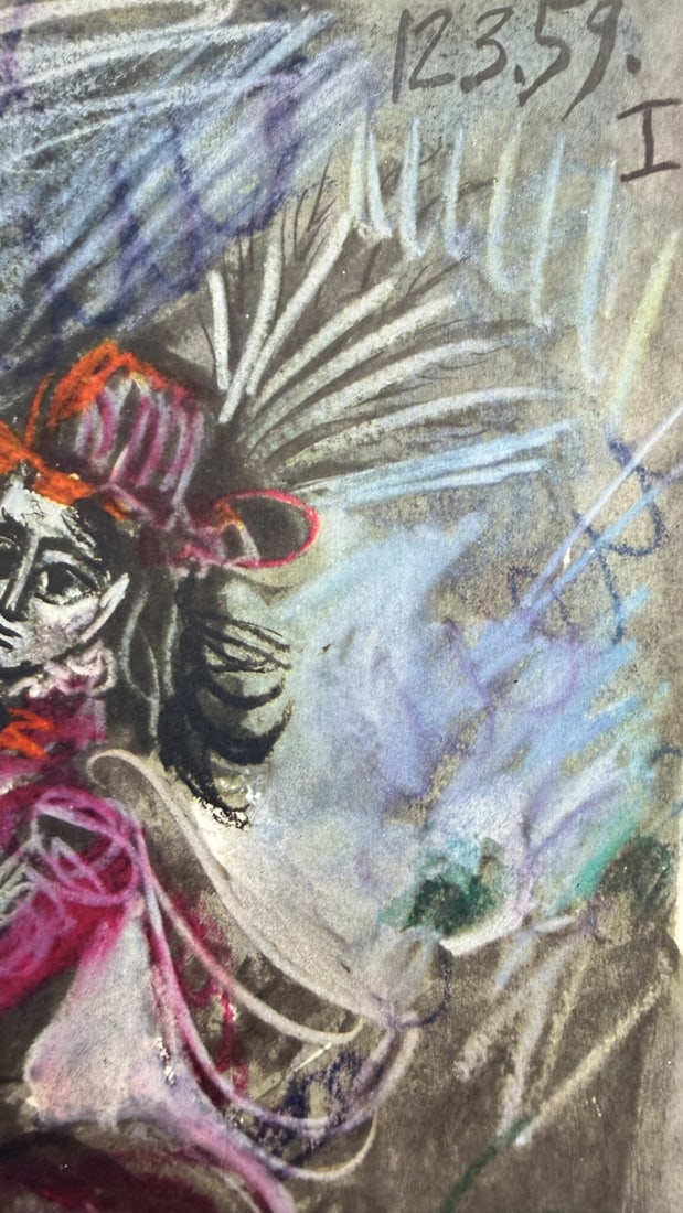 4pc Pablo Picasso Original Color Lithographs - 15