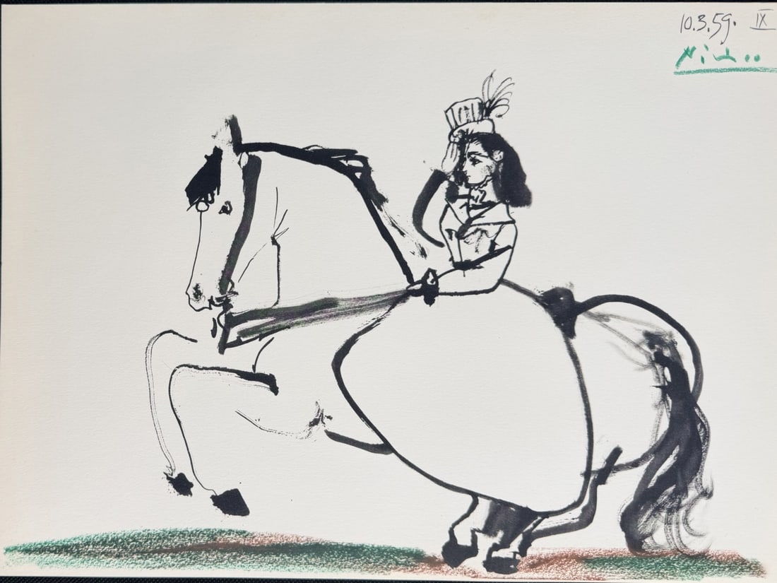 4pc Pablo Picasso Original Color Lithographs - 2