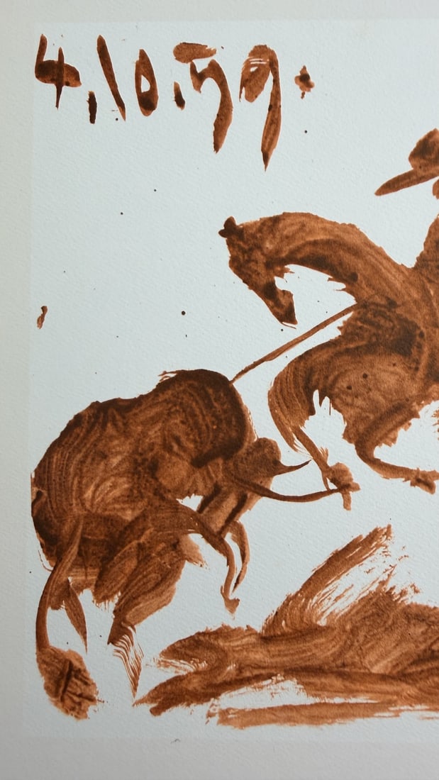 4pc Pablo Picasso Original Color Lithos - 13