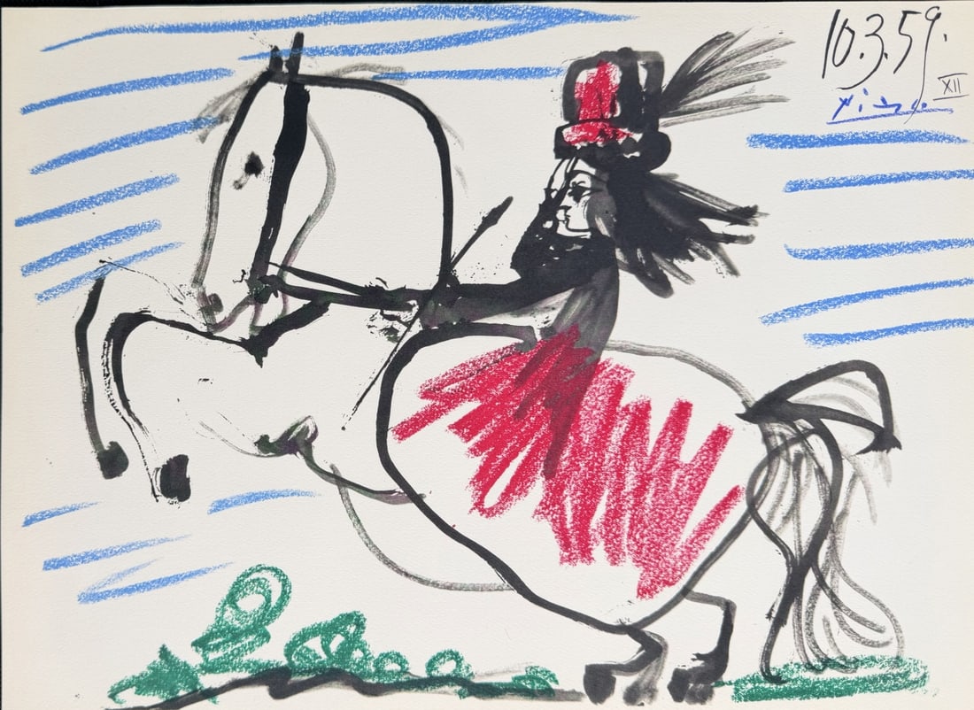 4pc Pablo Picasso Original Color Lithos - 2