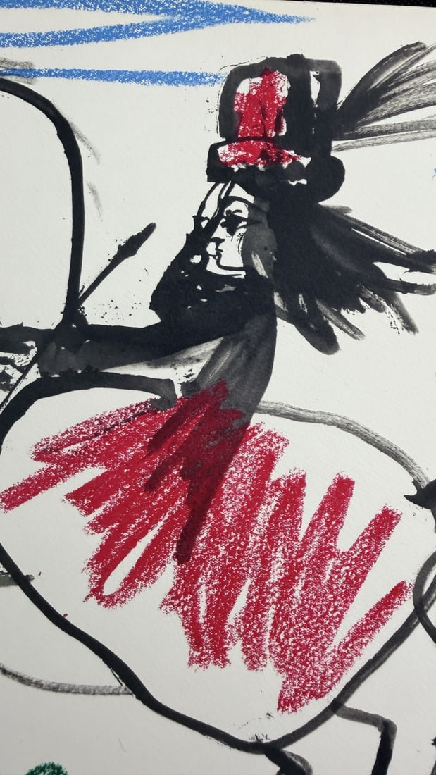 4pc Pablo Picasso Original Color Lithos - 4