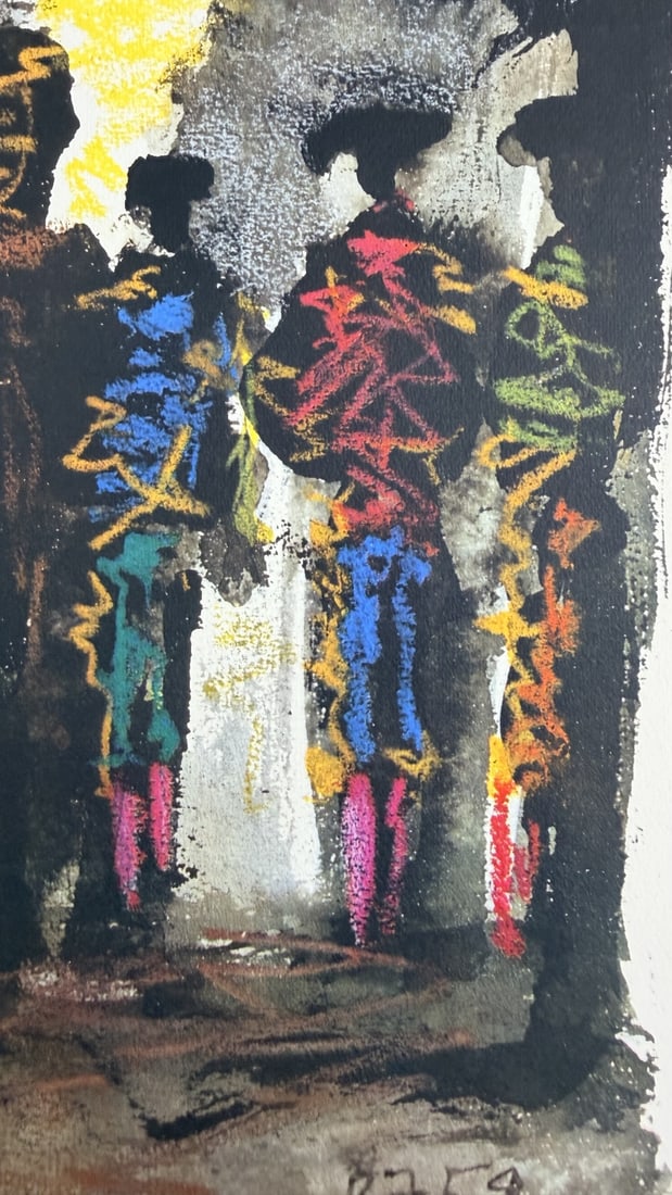 4pc Pablo Picasso Original Color Lithos - 9