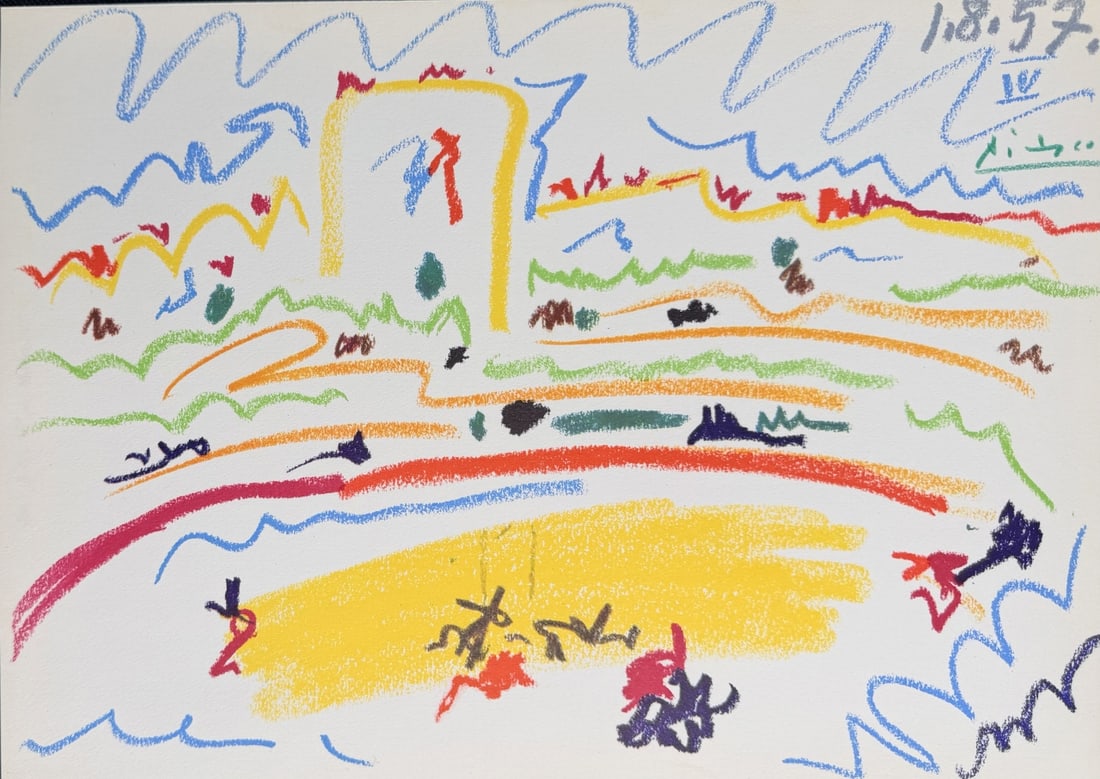 4pc Pablo Picasso Color Lithographs - 12