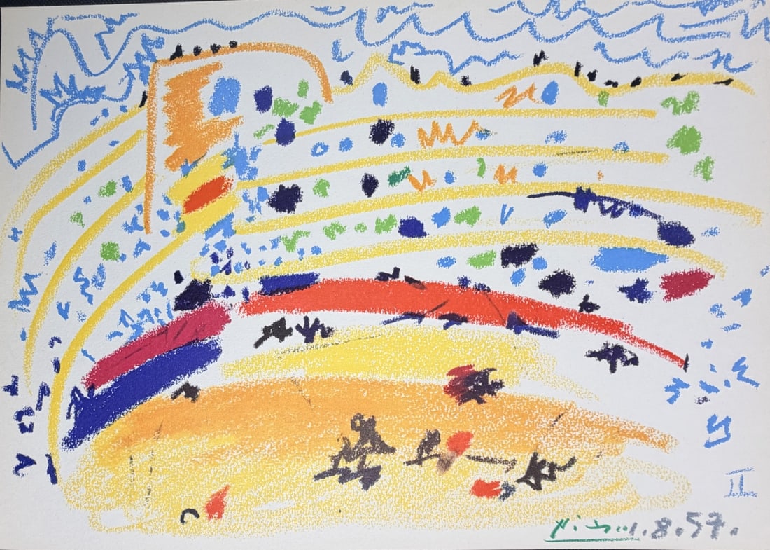 4pc Pablo Picasso Color Lithographs - 3