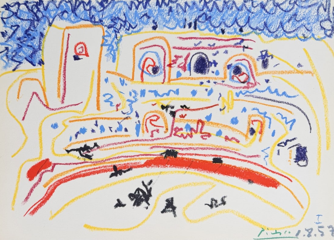 4pc Pablo Picasso Color Lithographs - 5