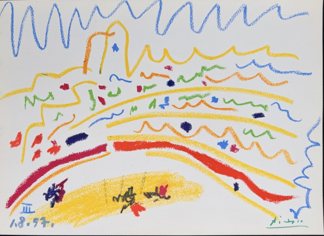 4pc Pablo Picasso Color Lithographs - 8