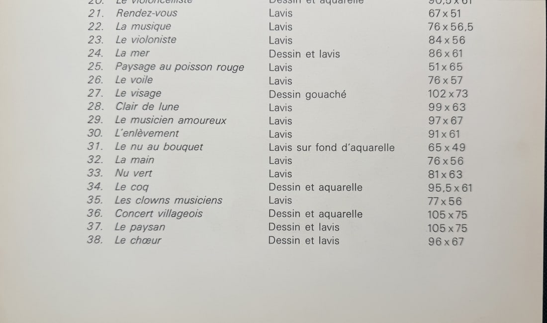 3pc Marc Chagall Lithographs Signed - 7