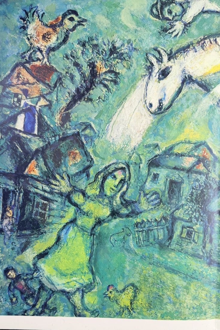 4pc Marc Chagall Book Cover & Lithographs - 13
