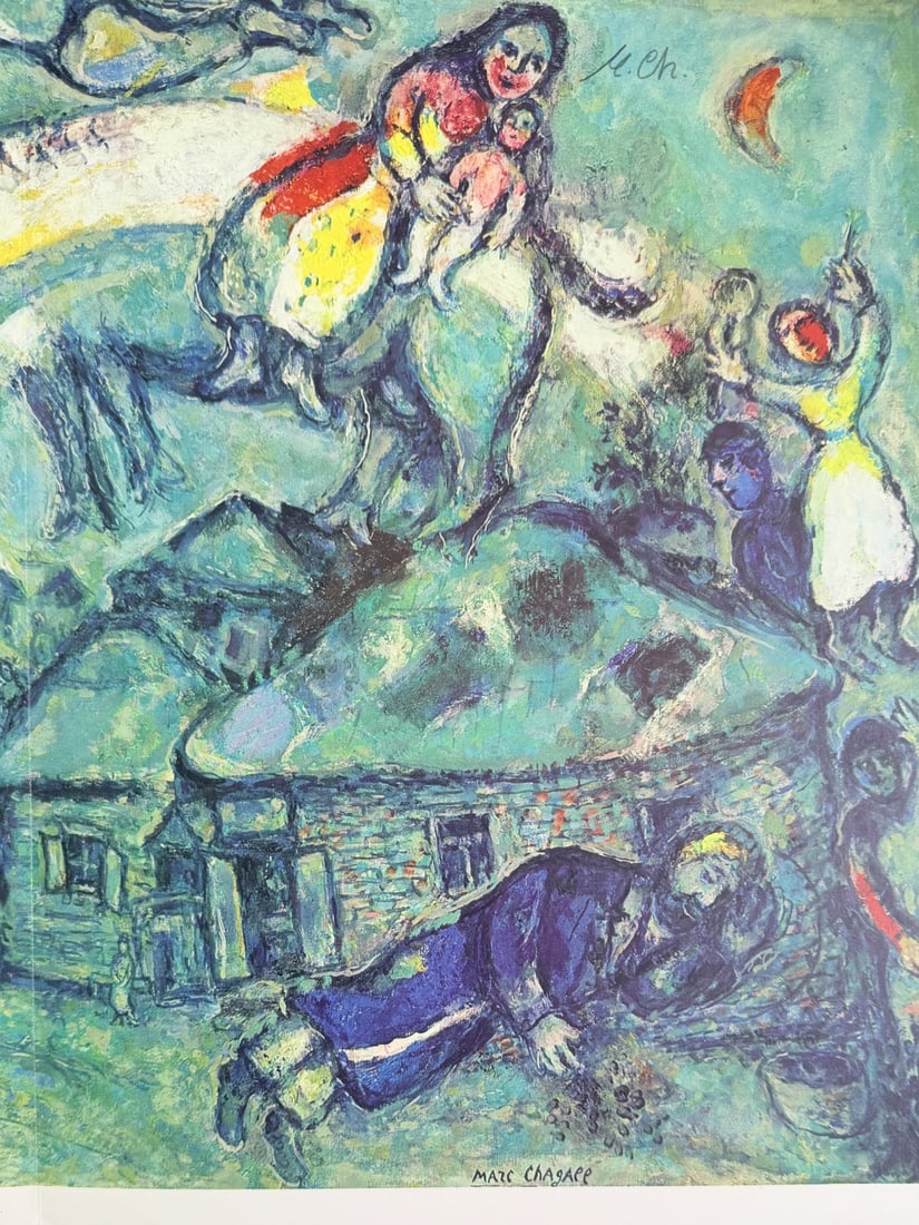 4pc Marc Chagall Book Cover & Lithographs - 14